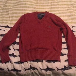 Red American Eagle Sweater XS